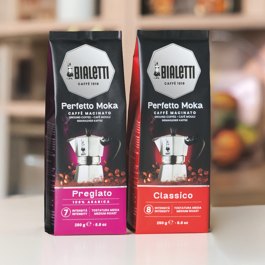 Bialetti Perfetto Moka Kit Degustazione Classico e Pregiato 2x250gr